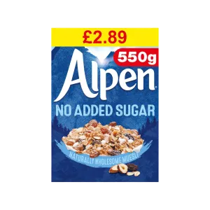 Alpen No Add Sugar 550GM