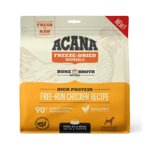 Acana Freeze-Dried Food Free-Run Chicken Recipe Morsels for Dogs