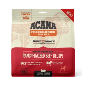 Acana Freeze-Dried Food Ranch-Raised Beef Recipe Morsels for Dogs