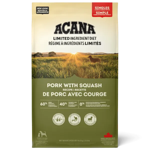 ACANA Singles Pork with Squash Recipe Dry Dog Food