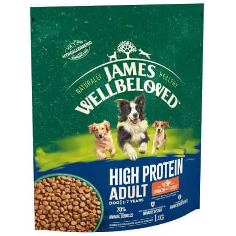 Adult Chicken & Turkey High Protein Dry Dog Food