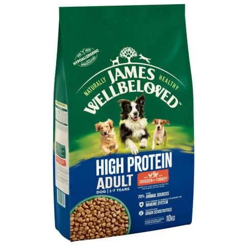 Adult Chicken & Turkey High Protein Dry Dog Food