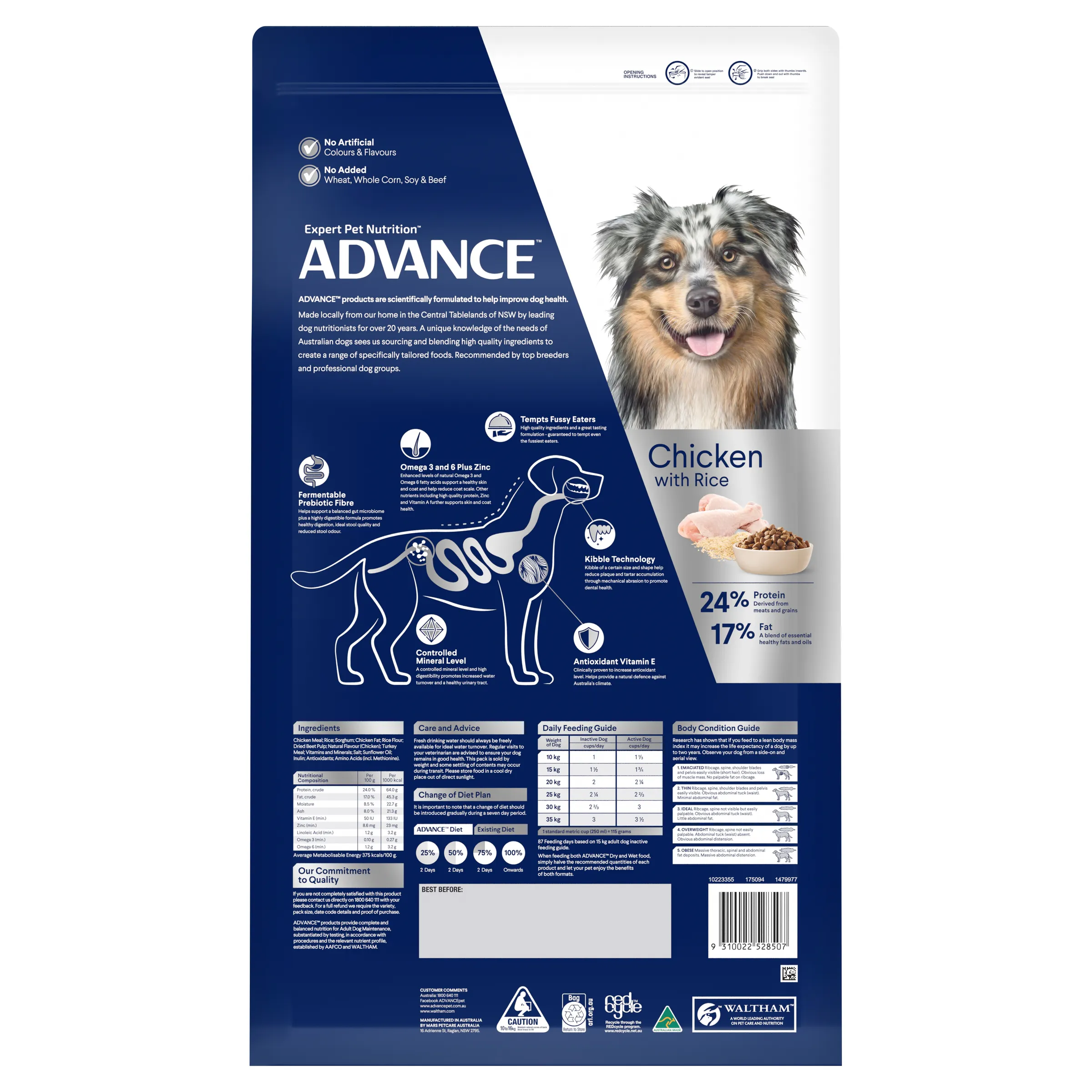 Advance Chicken and Rice Medium Breed Adult Dog Dry Food