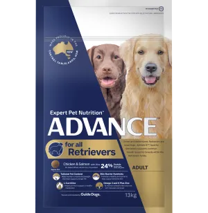 Advance Chicken and Salmon Retrievers Adult Dry Dog Food 13kg