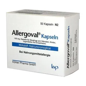 ALLERGOVAL capsules 50 pc food allergies, asthma, nasal catarrh