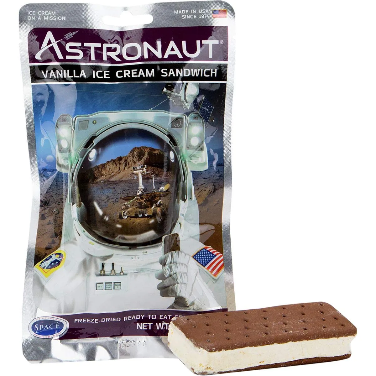 Astronaut - Freeze-Dried Vanilla Ice Cream Sandwich - 1.1 oz Pack