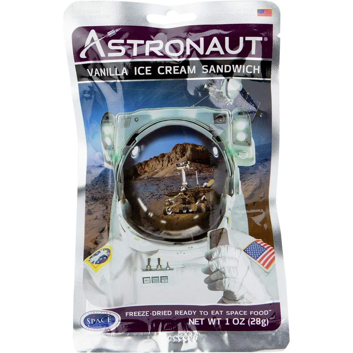 Astronaut - Freeze-Dried Vanilla Ice Cream Sandwich - 1.1 oz Pack