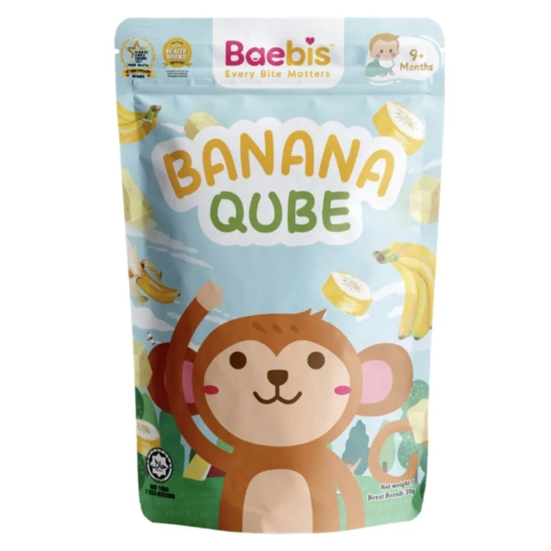 Baebis 100% Natural Fruit Qube (9m )