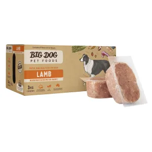 Big Dog Lamb Raw Dog Food 3kg