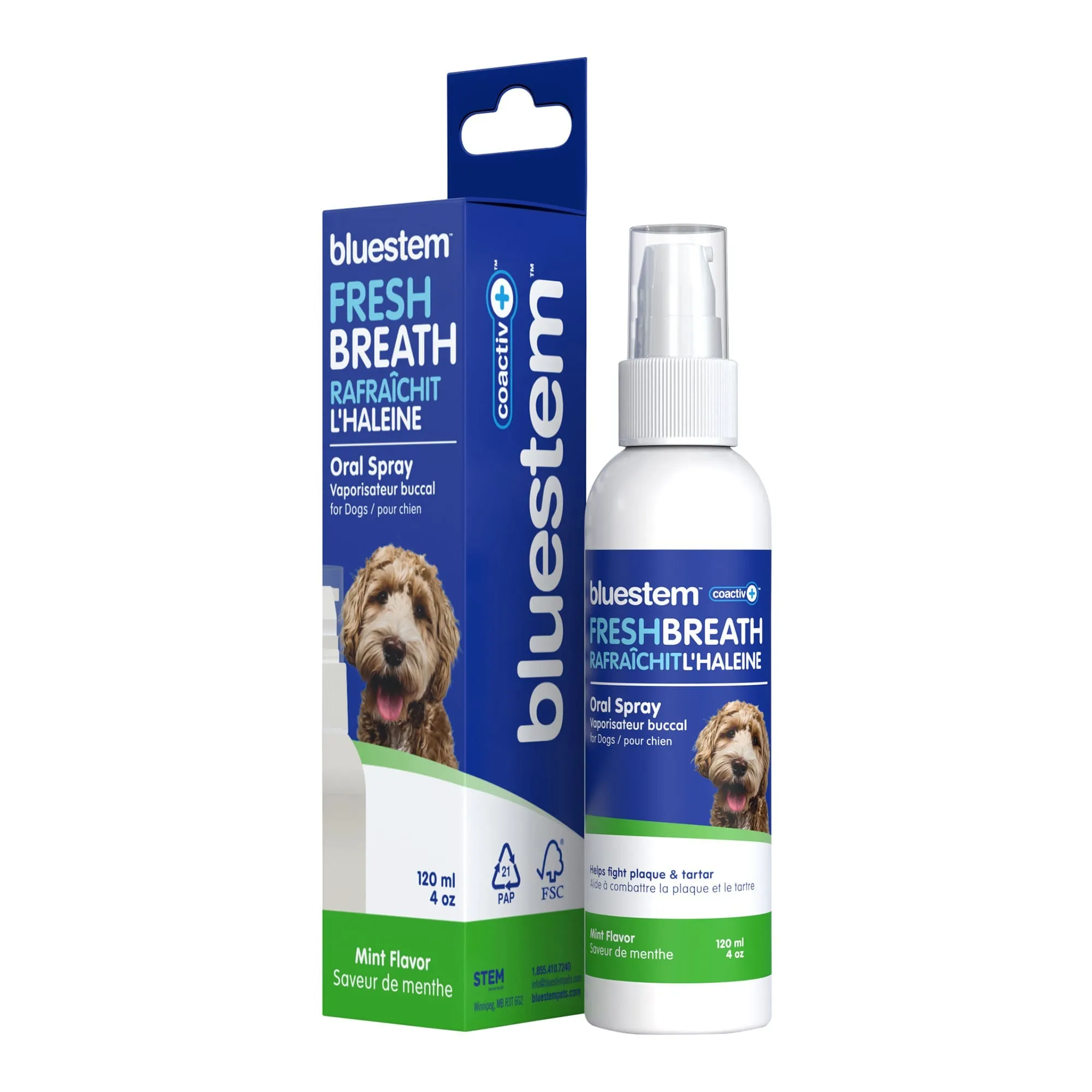 bluestem Oral Dog Spray Mint, 4 fl oz