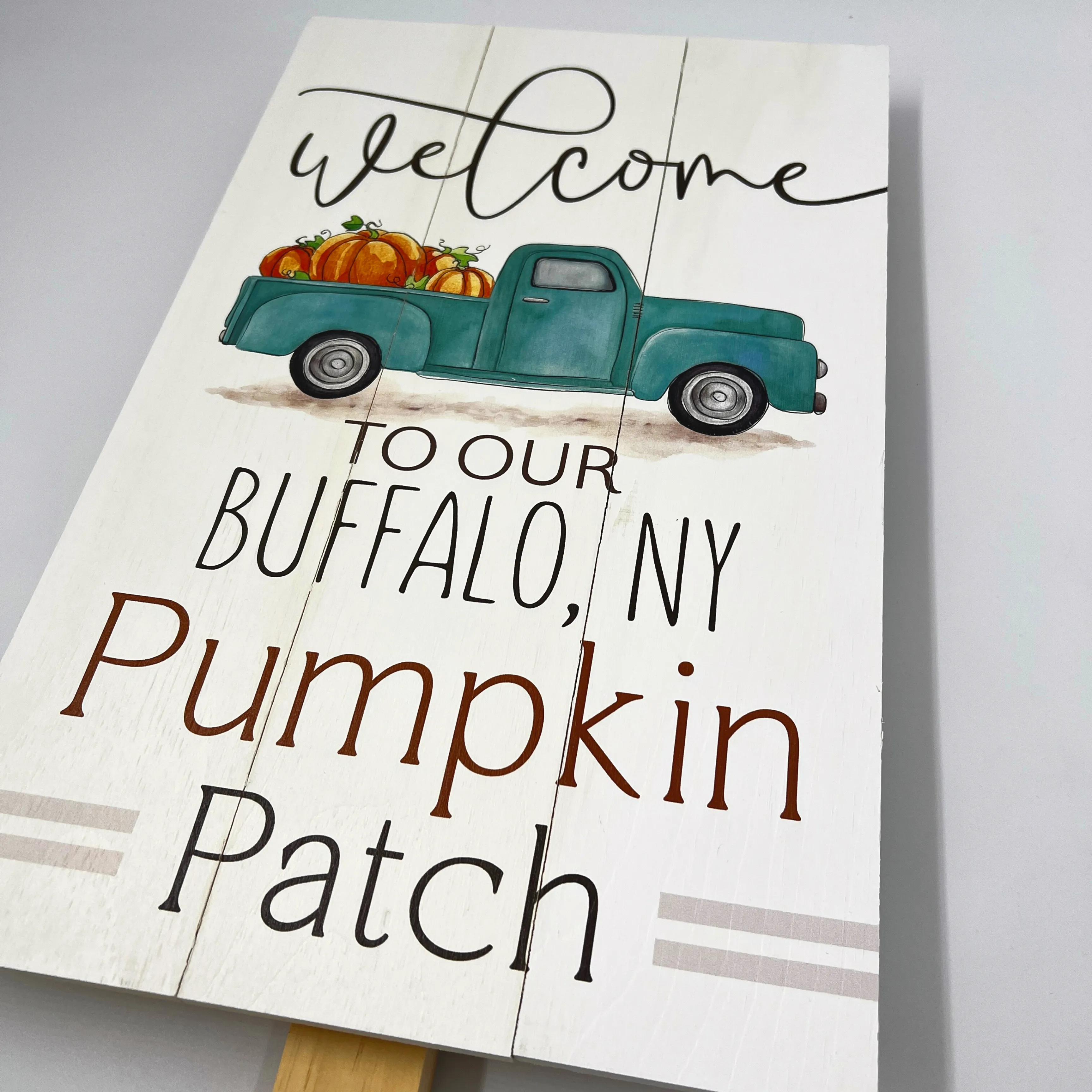 Buffalo Pumpkin Patch Ground Sign