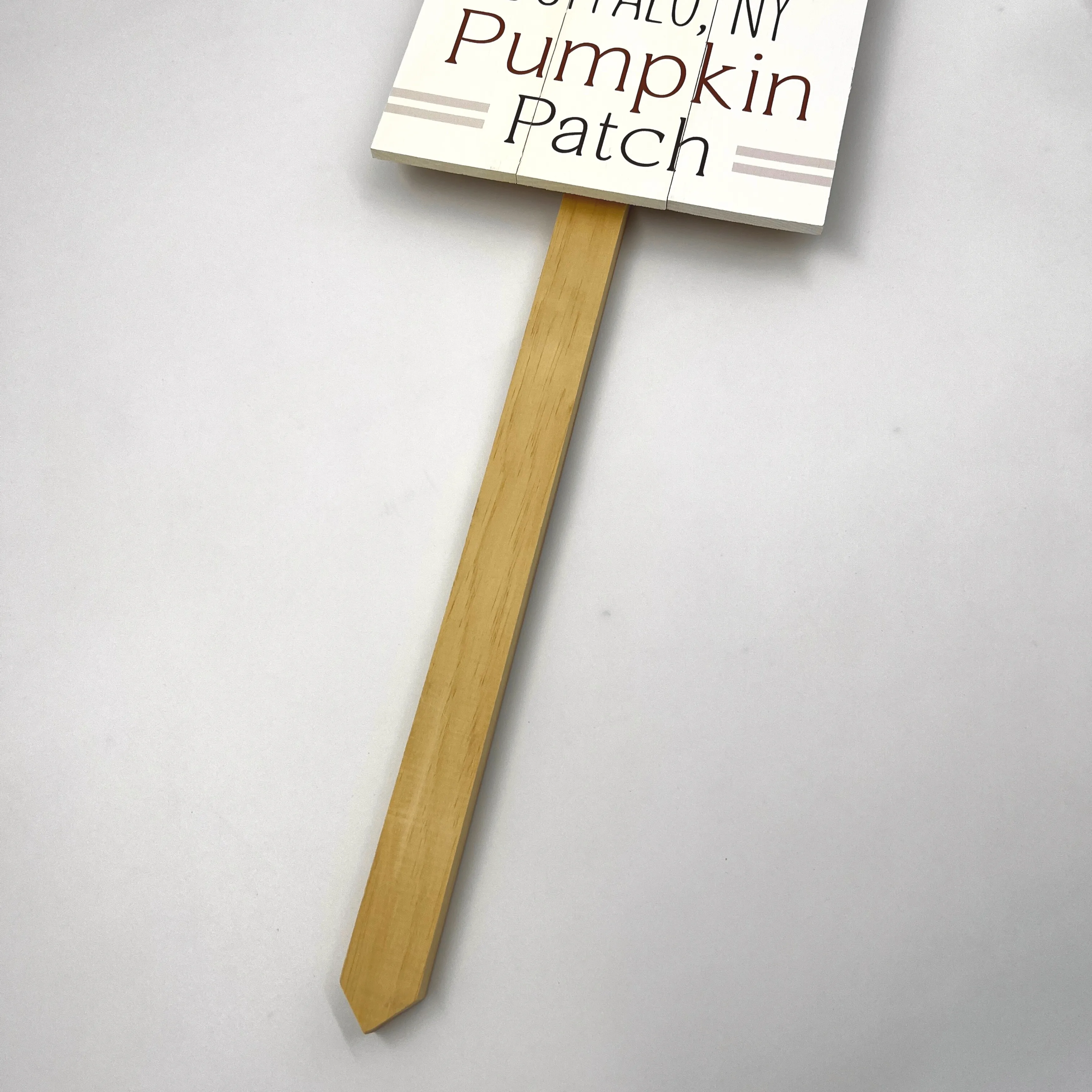 Buffalo Pumpkin Patch Ground Sign