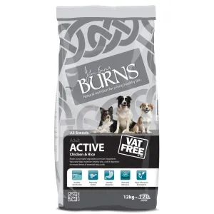 Burns Active Working with Chicken & Rice - 12kg