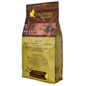 Canadian Naturals Turkey & Salmon Senior Dry Dog Food, 30lb