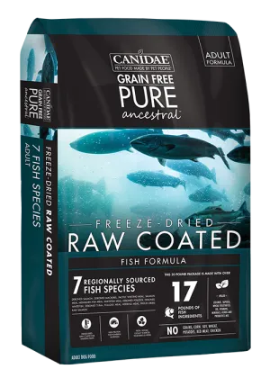 Canidae PURE Ancestral Grain Free Fish Formula with Salmon, Mackerel, & Pacific Whiting Raw Coated Dry Dog Food