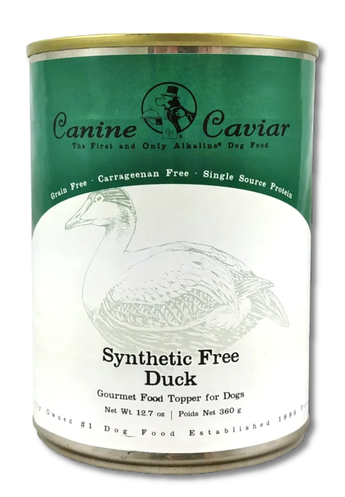 Canine Caviar Synthetic Free Gourmet Duck Canned Food