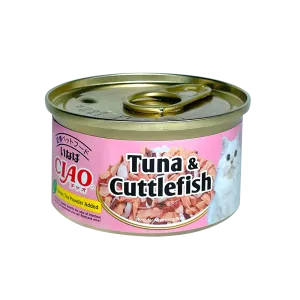 Ciao Cat White Meat Tuna with Cuttlefish in Jelly 75g (A03)