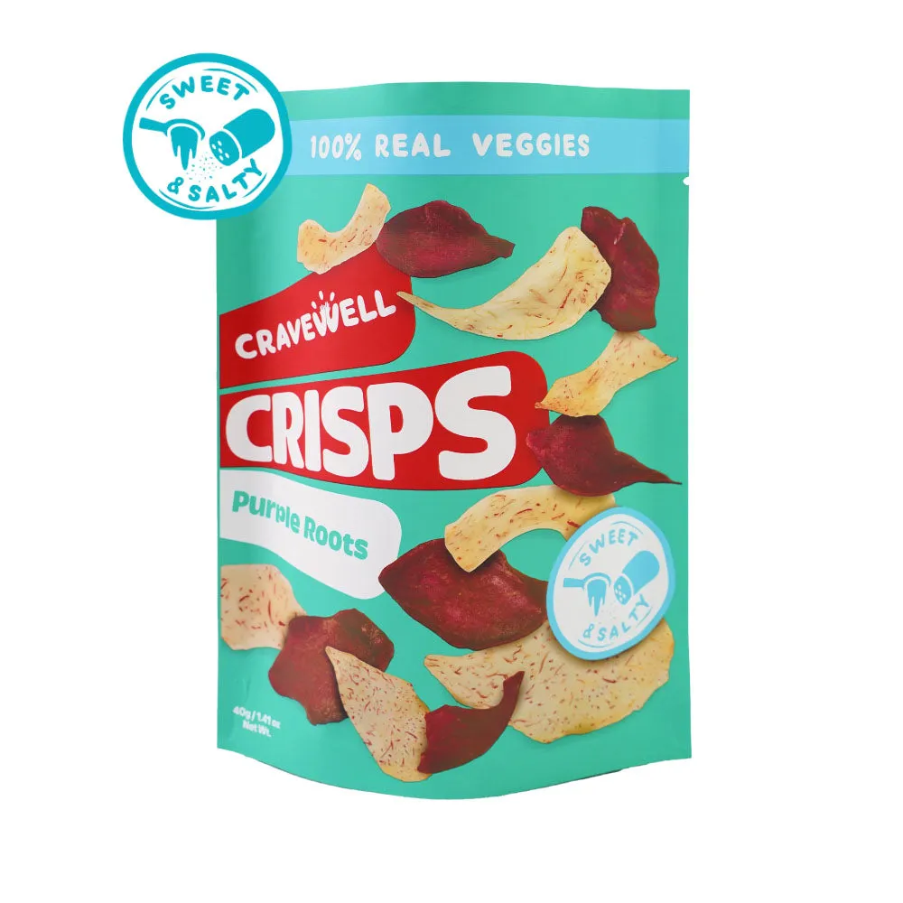 Cravewell Purple Root Crisps