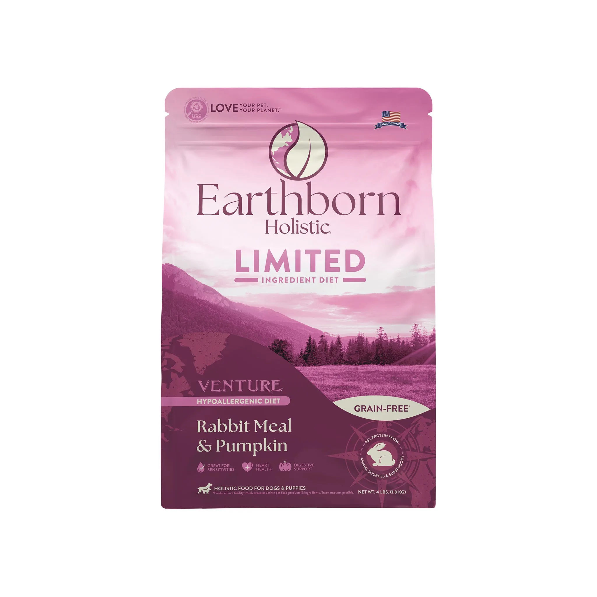 Earthborn Holistic Grain-Free Limited Ingredient Diet Dry Venture Dog Food