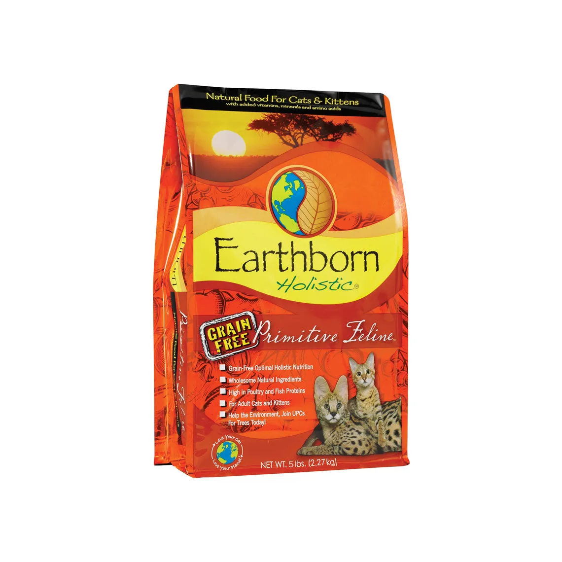 Earthborn Holistic Grain-Free Natural Dry Cat & Kitten Food