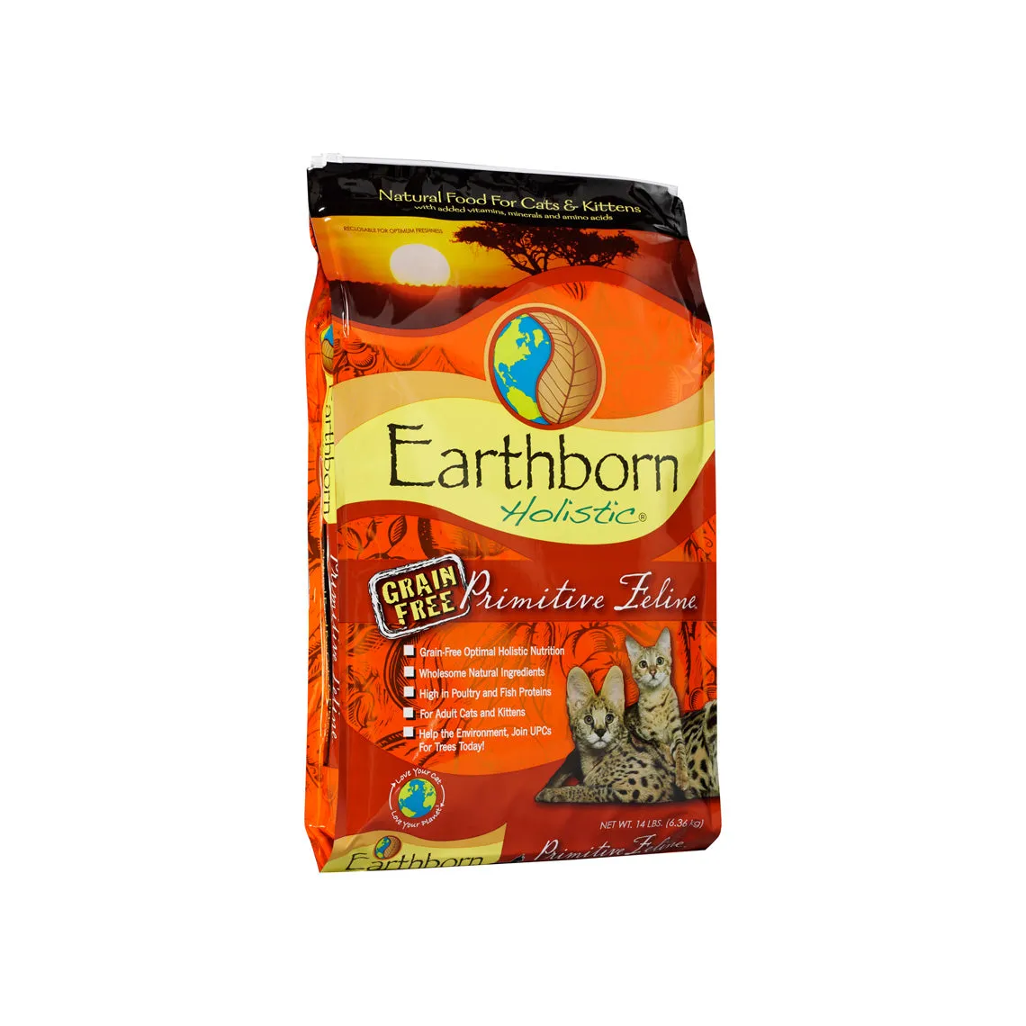 Earthborn Holistic Grain-Free Natural Dry Cat & Kitten Food