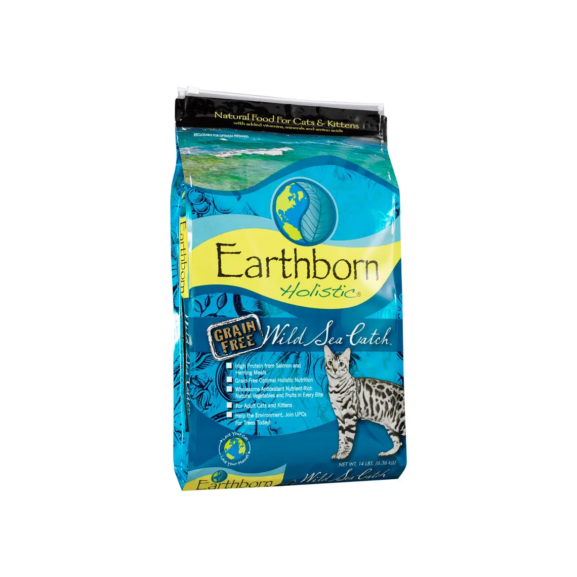 Earthborn Holistic Grain-Free Natural Dry Cat & Kitten Food