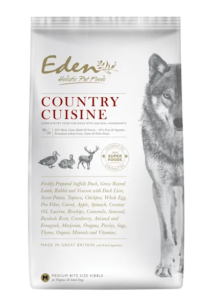 Eden 80/20 Country Cuisine Game with Lamb Dry Dog Food