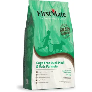 FirstMate Grain Friendly Cage Free Duck & Oats Dry Dog Food