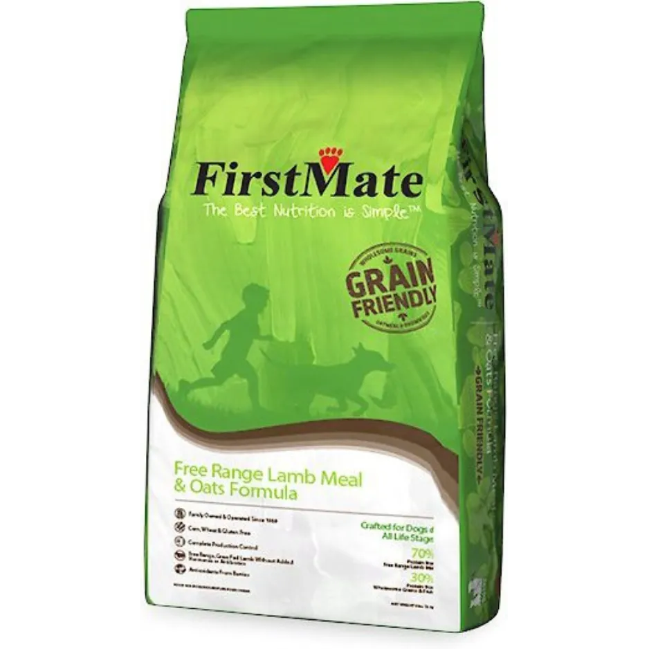 FirstMate Grain Friendly Free Range Lamb & Oats Dry Dog Food