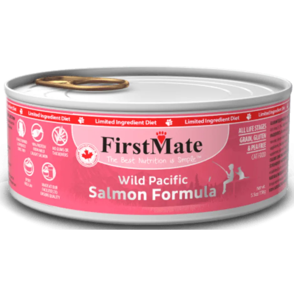 FirstMate Limited Ingredient Salmon Formula Canned Cat Food