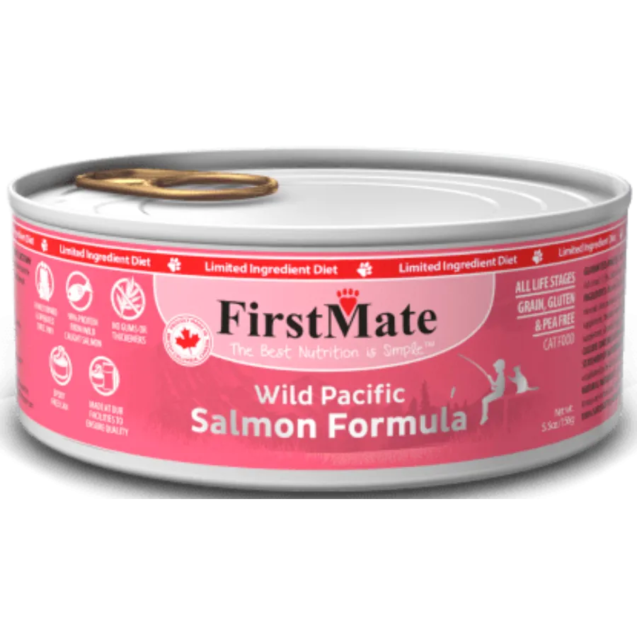 FirstMate Salmon Formula Limited Ingredient Grain-Free Canned Cat Food