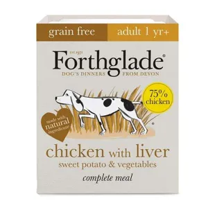 Forthglade Complete Adult Chicken With Liver Grain Free 18 x 395g