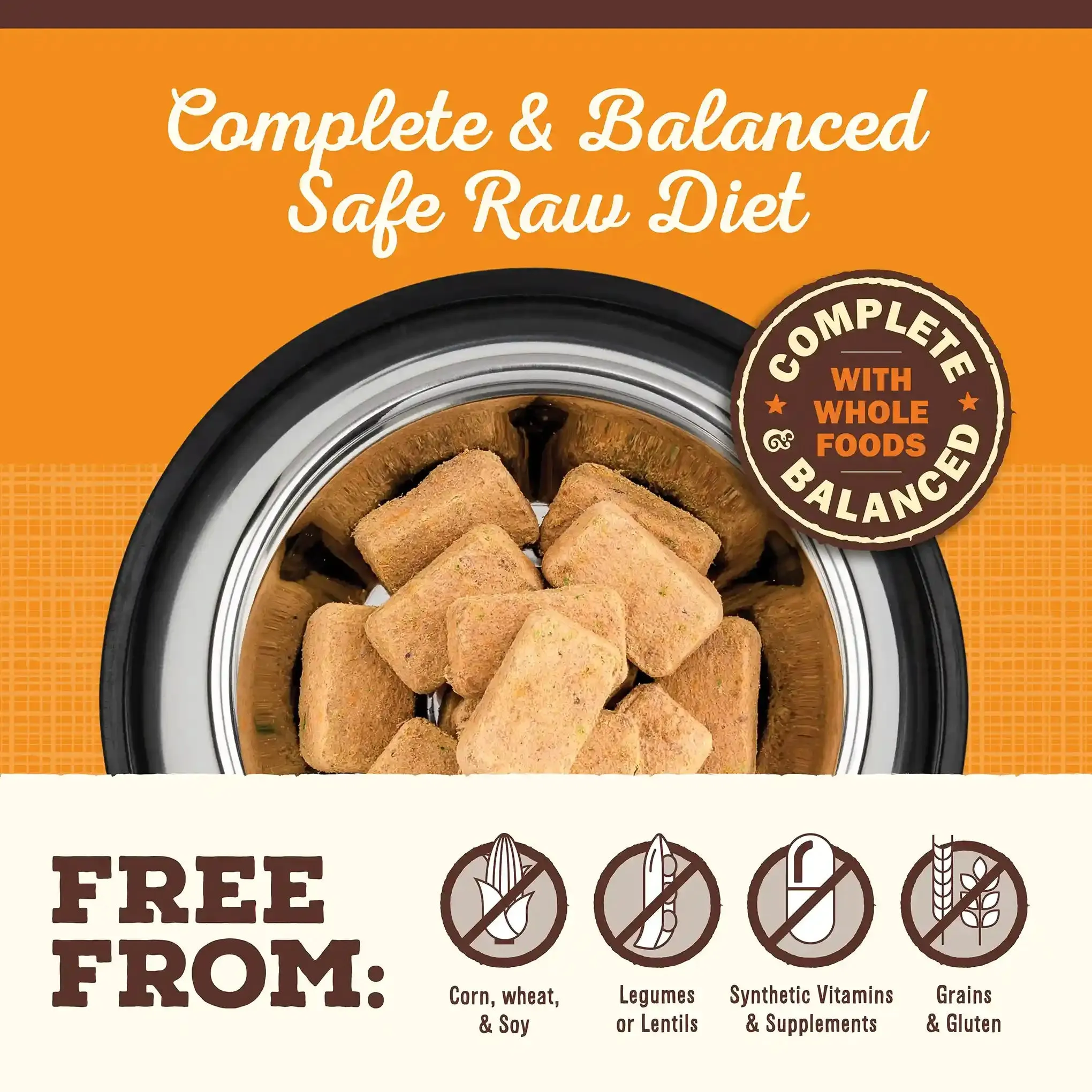 Freeze-Dried Raw Nuggets Dog Food <br> Beef Recipe