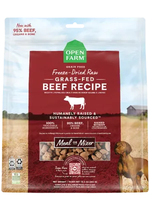 Grass-Fed Beef Freeze Dried Raw Dog Food