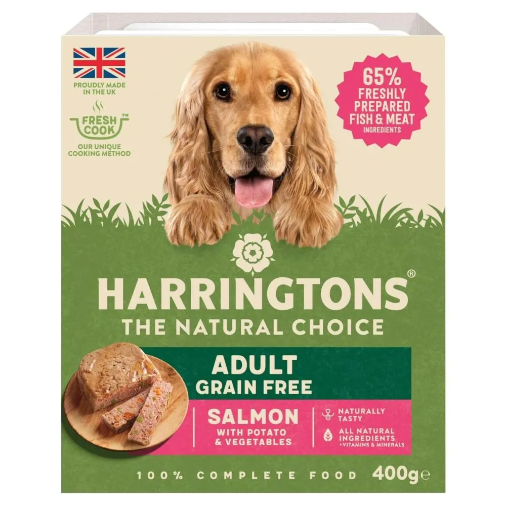 Harringtons 400g Complete Salmon & Potato with Vegetables Adult Dog Food