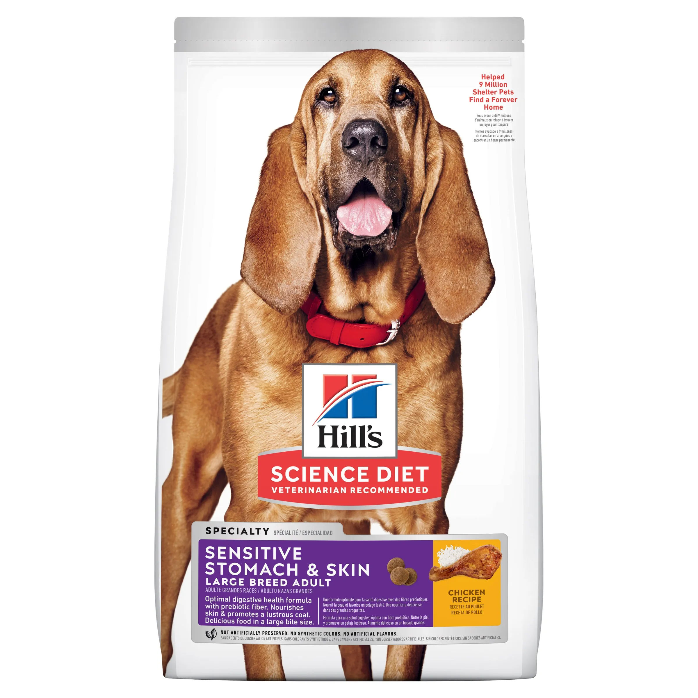 Hill's Science Diet Adult Sensitive Stomach & Skin Large Breed Dry Dog Food 13.6kg