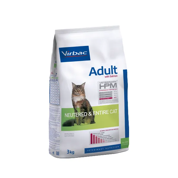 HPM Virbac Neutered & Entire Salmón Alimento para Gato