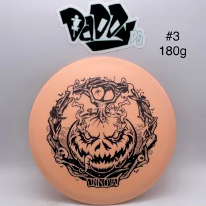 Innova Color Glow DX Roc 2022 Halloween Pumpkin Stamped Putt & Approach