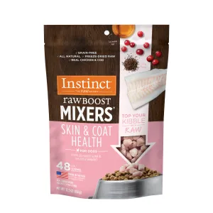 Instinct Dog Food Raw Boost Mixer Skin & Coat