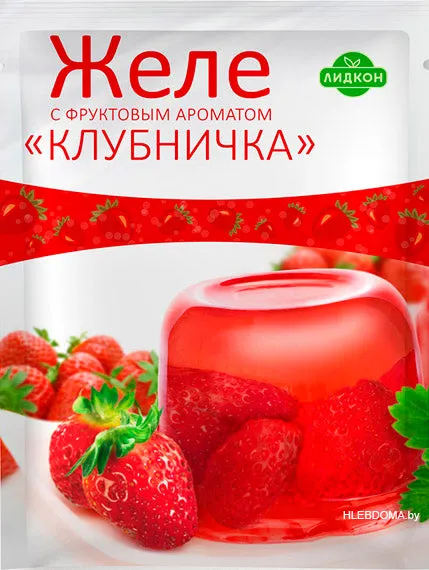 Jelly with "Strawberry" flavor, 80g