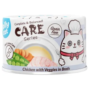 Jollycat Hip & Joint Care Chicken With Veggies In Broth Grain-Free Canned Cat Food 80g