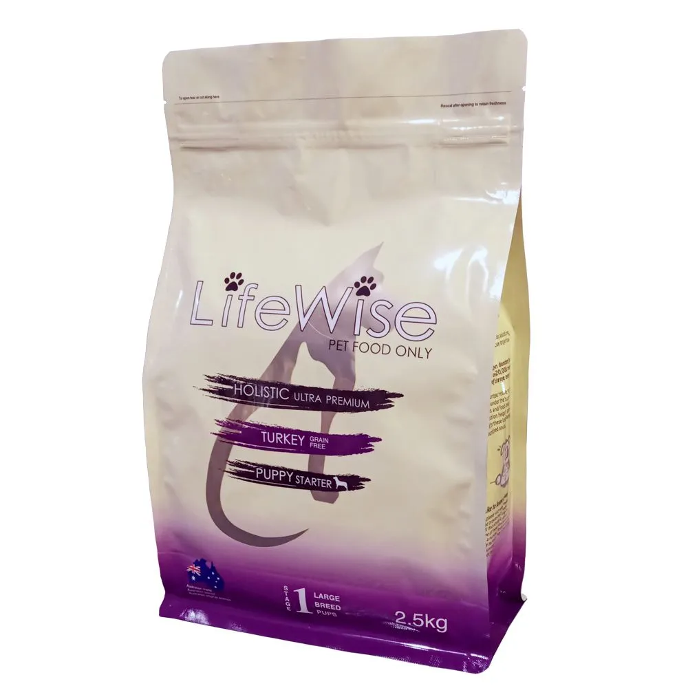 LifeWise Puppy Stage 1 Grain Free Starter Turkey Large Breed Dry Dog Food 2.5kg