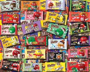 M&M's (1789pz) - 1000 Piece Jigsaw Puzzle