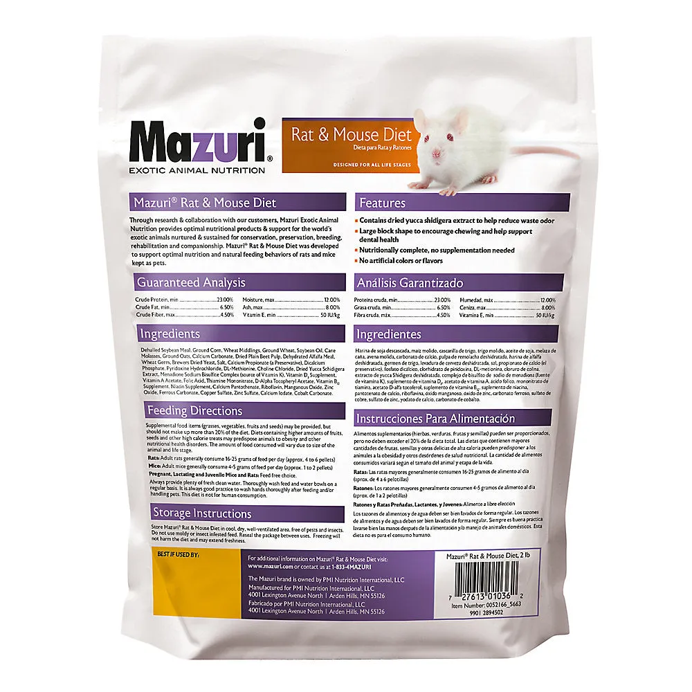 Mazuri Rat & Mouse Food