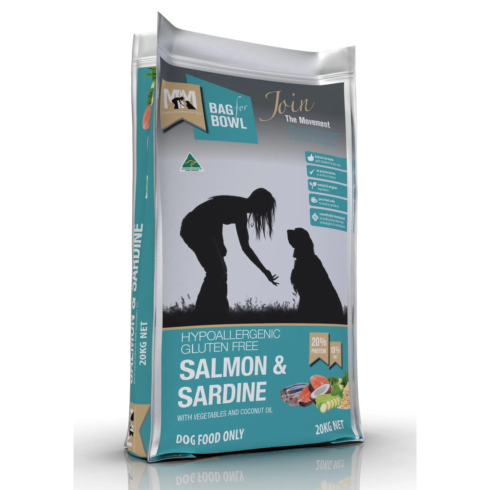 Meals for Mutts Salmon and Sardine Dry Dog Food 20kg