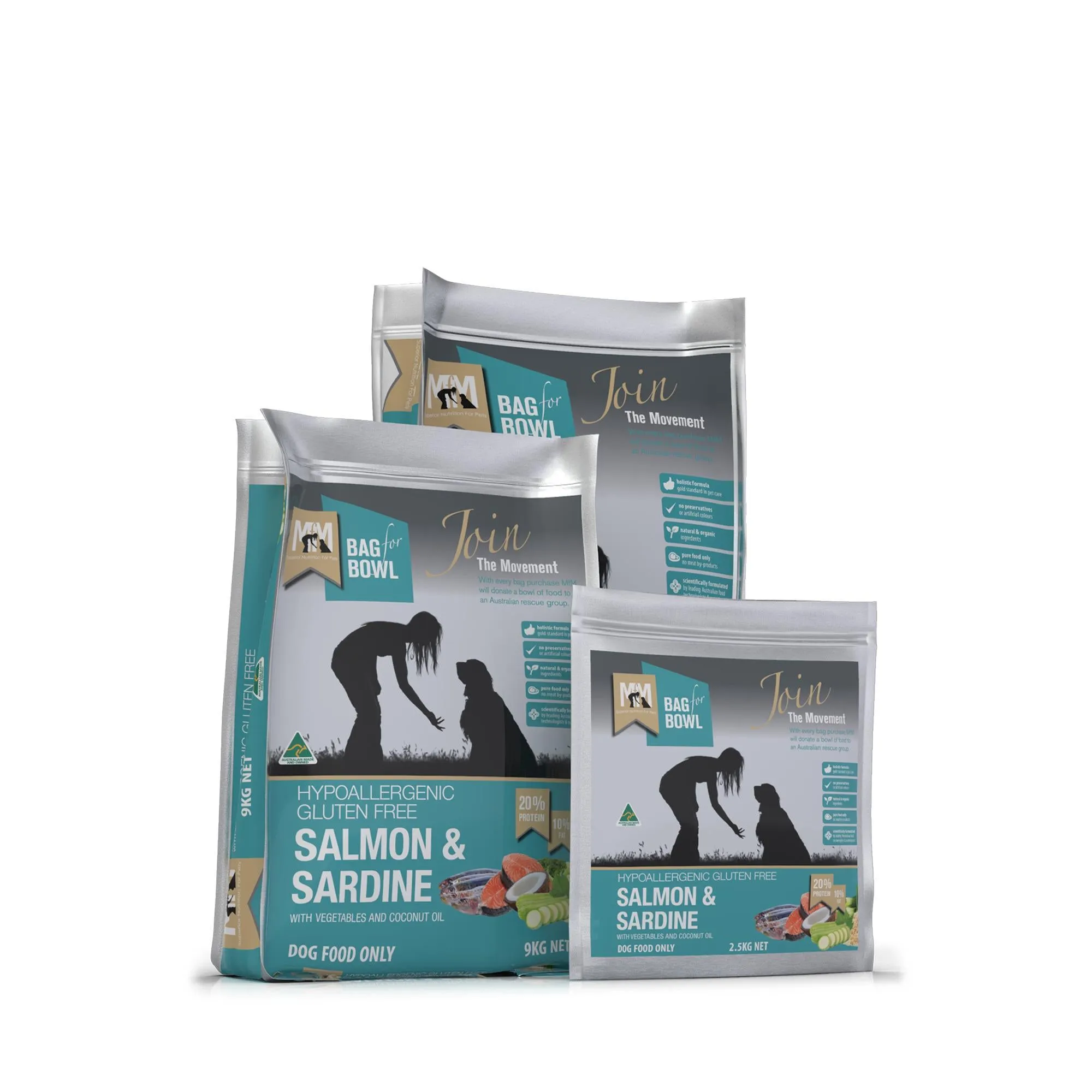 Meals for Mutts Salmon and Sardine Dry Dog Food 20kg