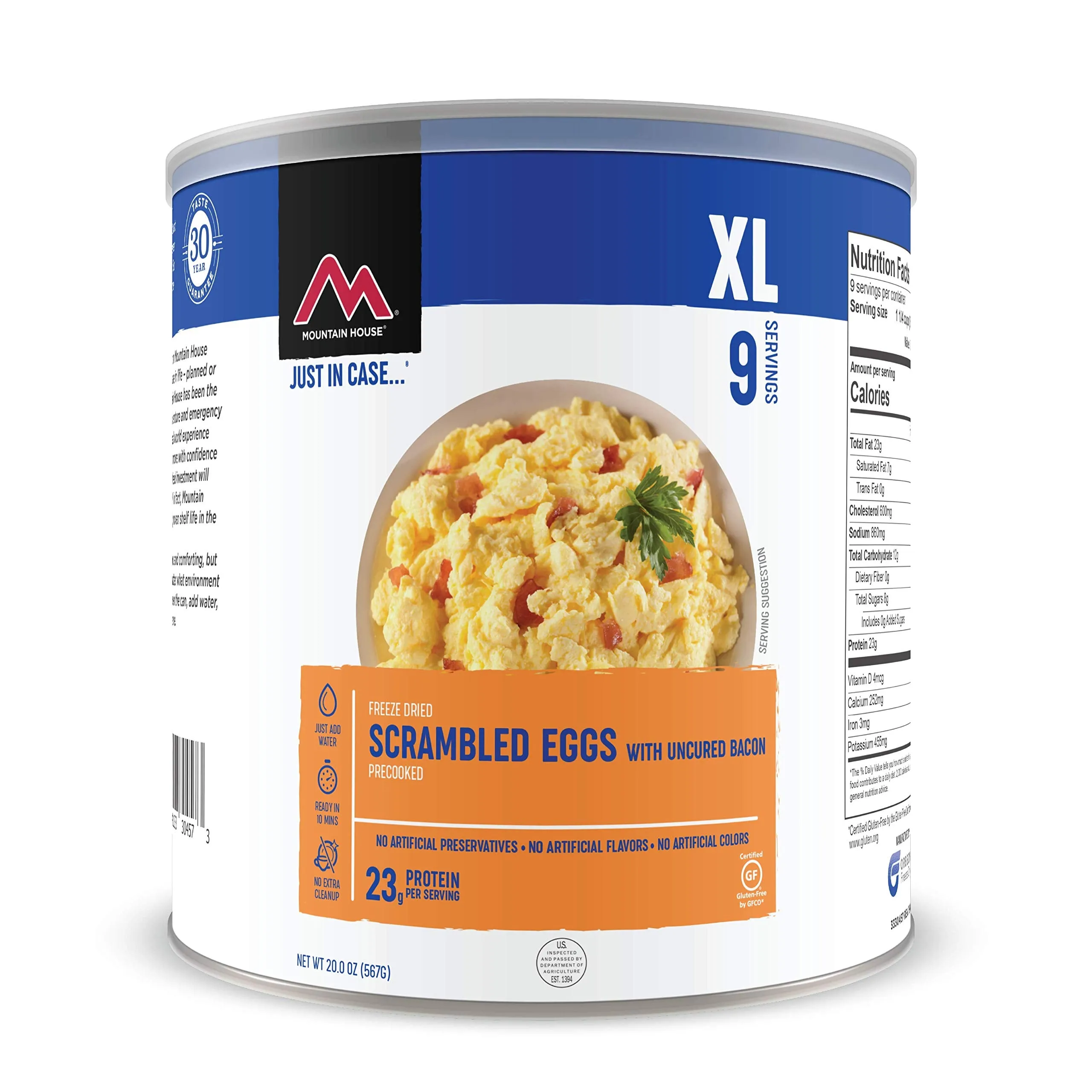 Mountain House - Scrambled Eggs with Bacon - #10 Can