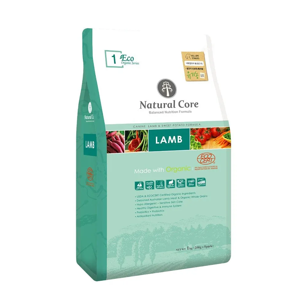 Natural Core Canine Eco Organic Series 1 Lamb & Sweet Potato Formula 7kg