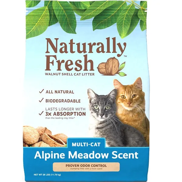 Naturally Fresh  Meadow Scented Multi-Cat Clumping 11.8kg/26lb