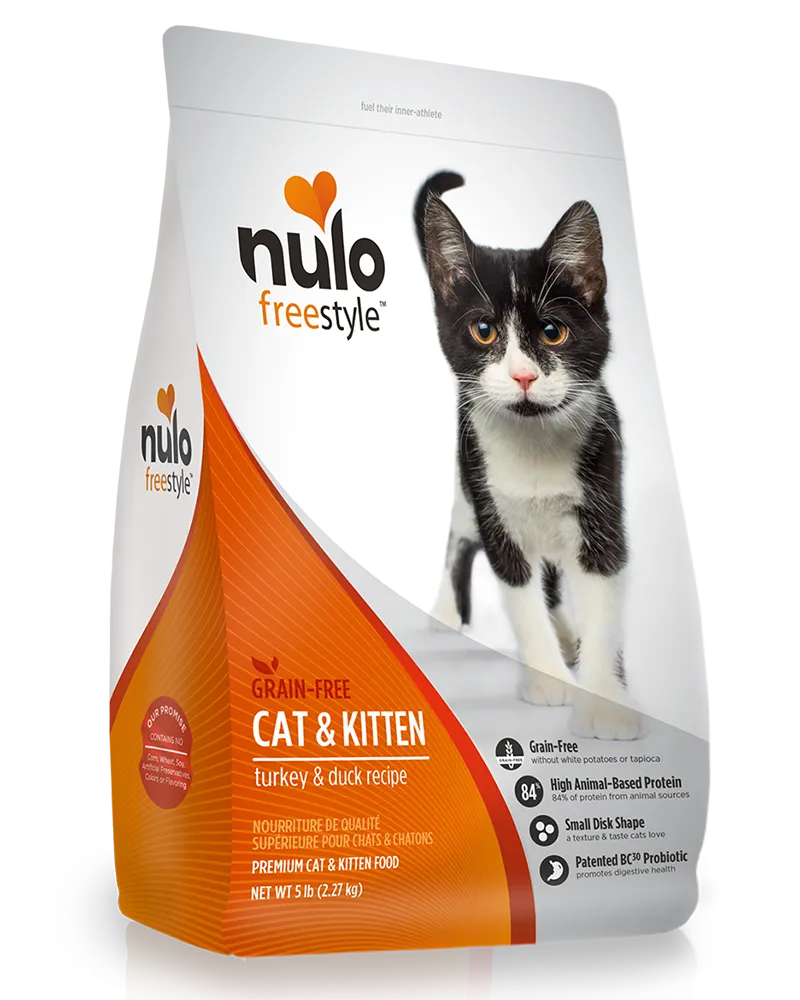 Nulo Freestyle Turkey & Duck Dry Cat & Kitten Food 5lb